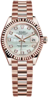 Rolex Lady-Datejust 279175 Rose gold White