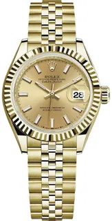 Rolex Lady-Datejust 279178 Yellow gold Champagne