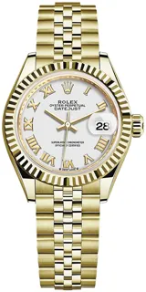 Rolex Lady-Datejust 279178 Yellow gold White