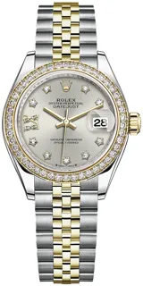 Rolex Lady-Datejust 279383RBR Oystersteel$Yellow Gold Silver