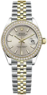 Rolex Lady-Datejust 279383RBR Oystersteel$Yellow Gold Silver