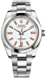 Rolex Milgauss 116400 Stainless steel White