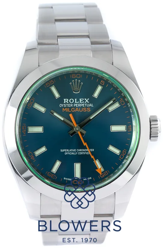 Rolex Oyster 116400GV 40mm Stainless steel Blue