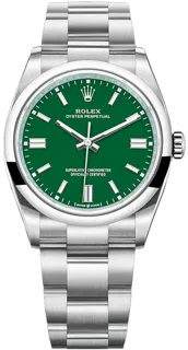 Rolex Oyster Perpetual 36 126000 Stainless steel Green