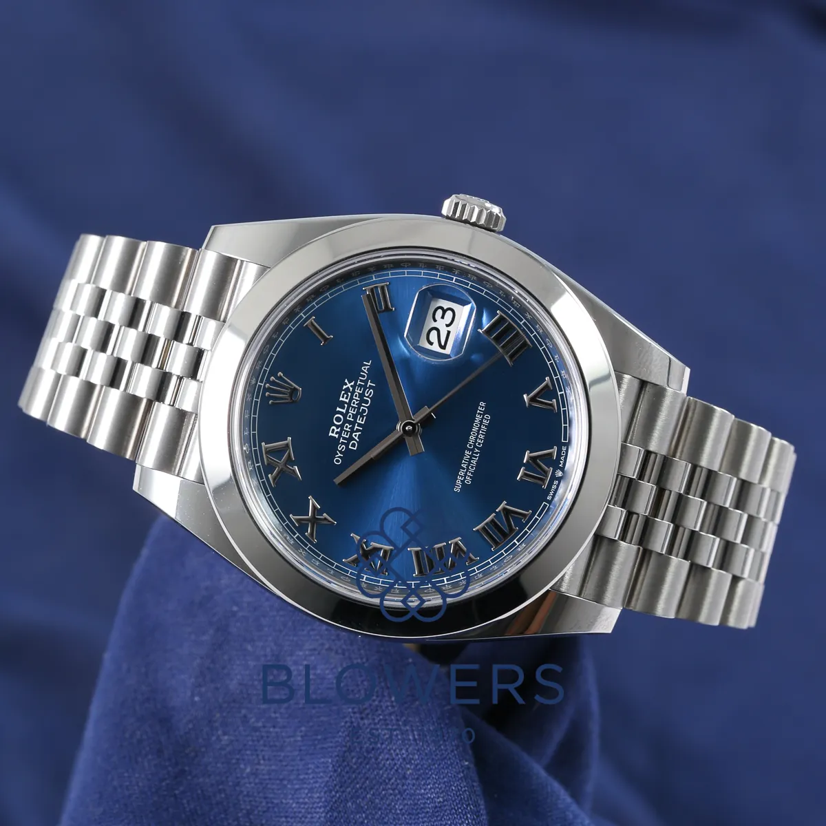 Rolex Datejust 41 126300 41mm Stainless steel Blue 3