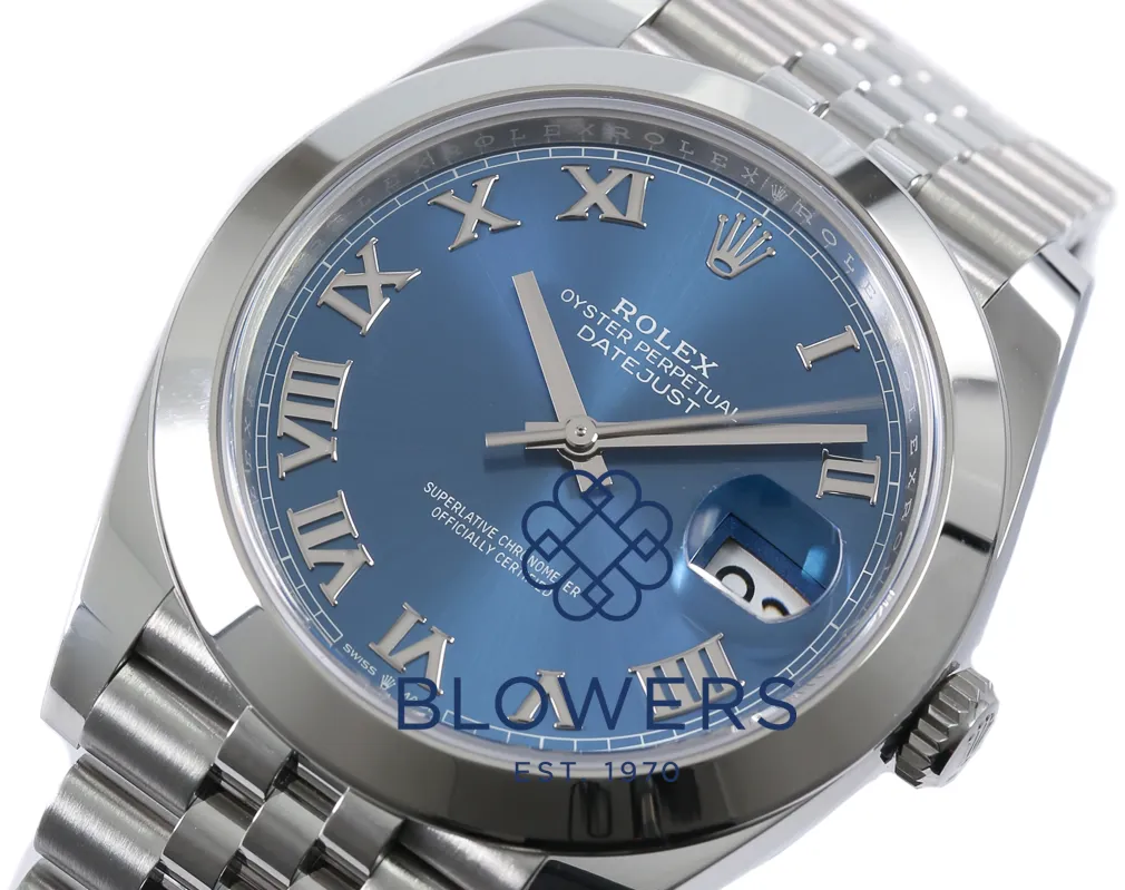 Rolex Datejust 41 126300 41mm Stainless steel Blue 4