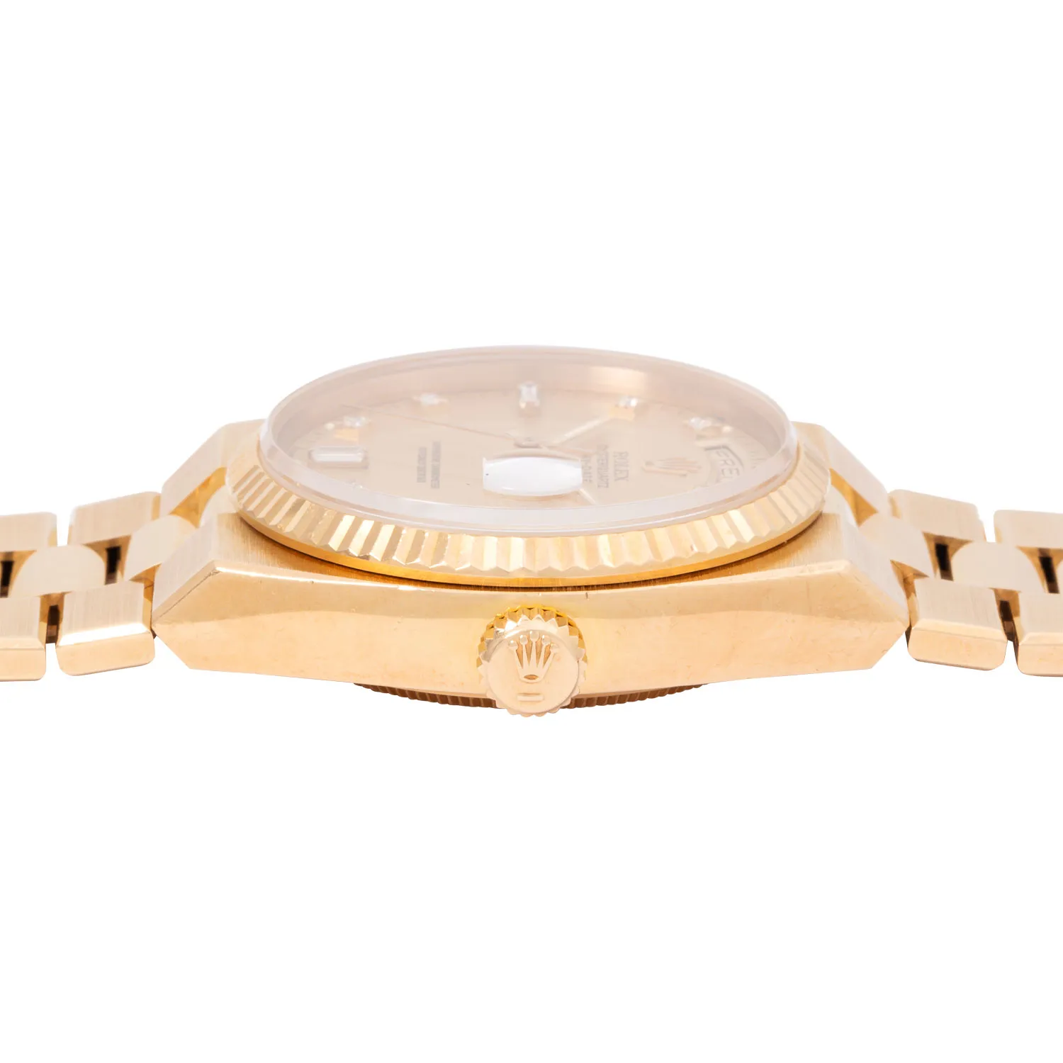 Rolex Day-Date Oysterquartz 19048 36mm Yellow gold Champagne 2