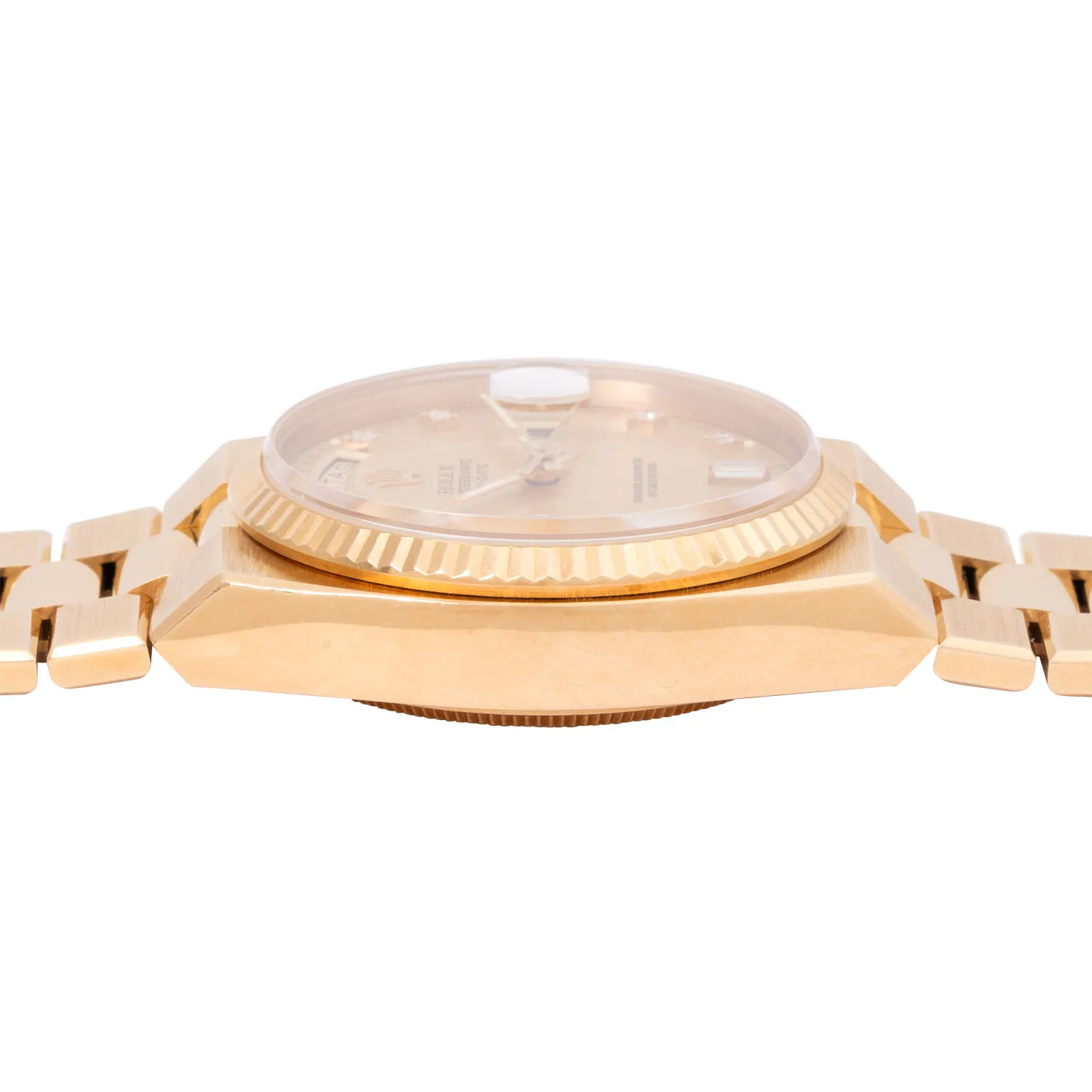 Rolex Day-Date Oysterquartz 19048 36mm Yellow gold Champagne 3