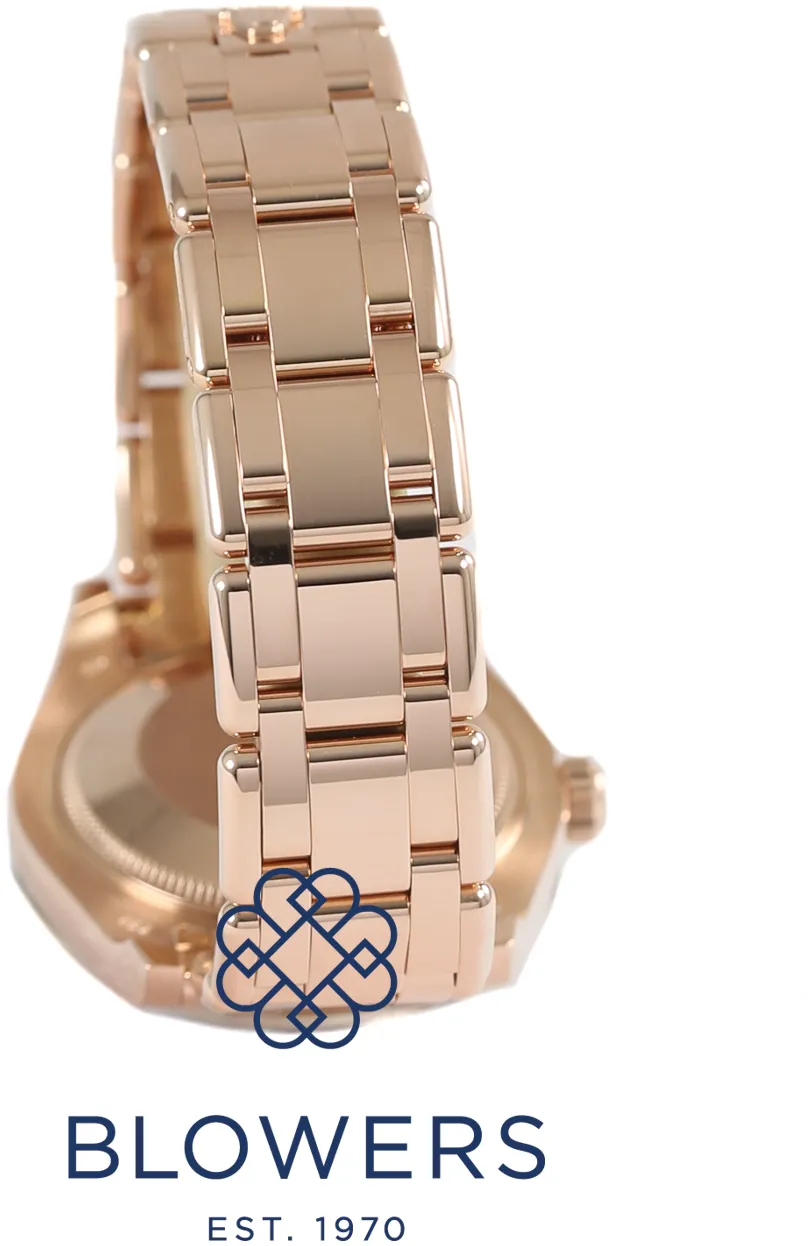 Rolex Pearlmaster 81285 34mm Rose gold Pave 7