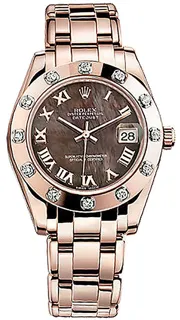 Rolex Pearlmaster 81315 Rose gold White