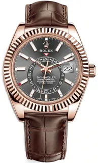 Rolex Sky-Dweller 326135 Rose gold Gray