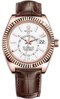 Rolex Sky-Dweller 326135 Rose gold White