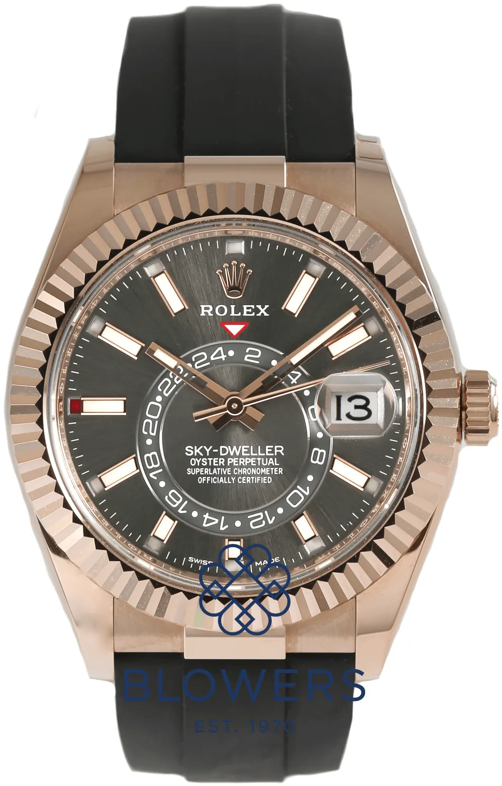 Rolex Sky-Dweller 326235 42mm 18ct rose gold Grey