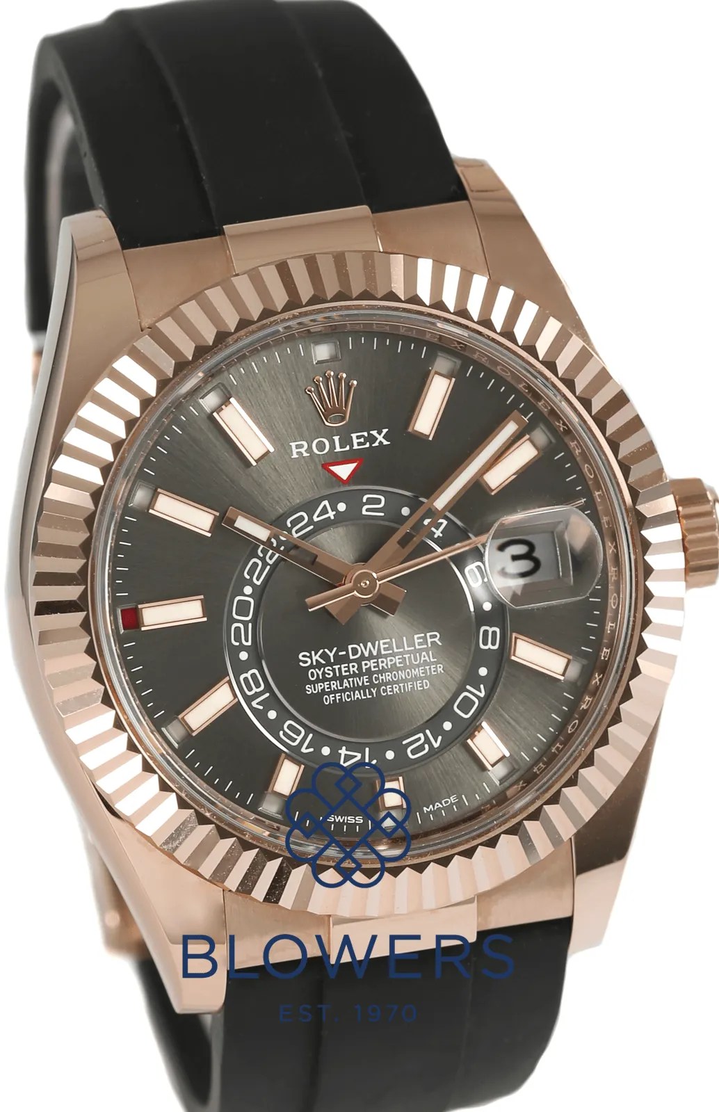 Rolex Sky-Dweller 326235 42mm 18ct rose gold Grey 10