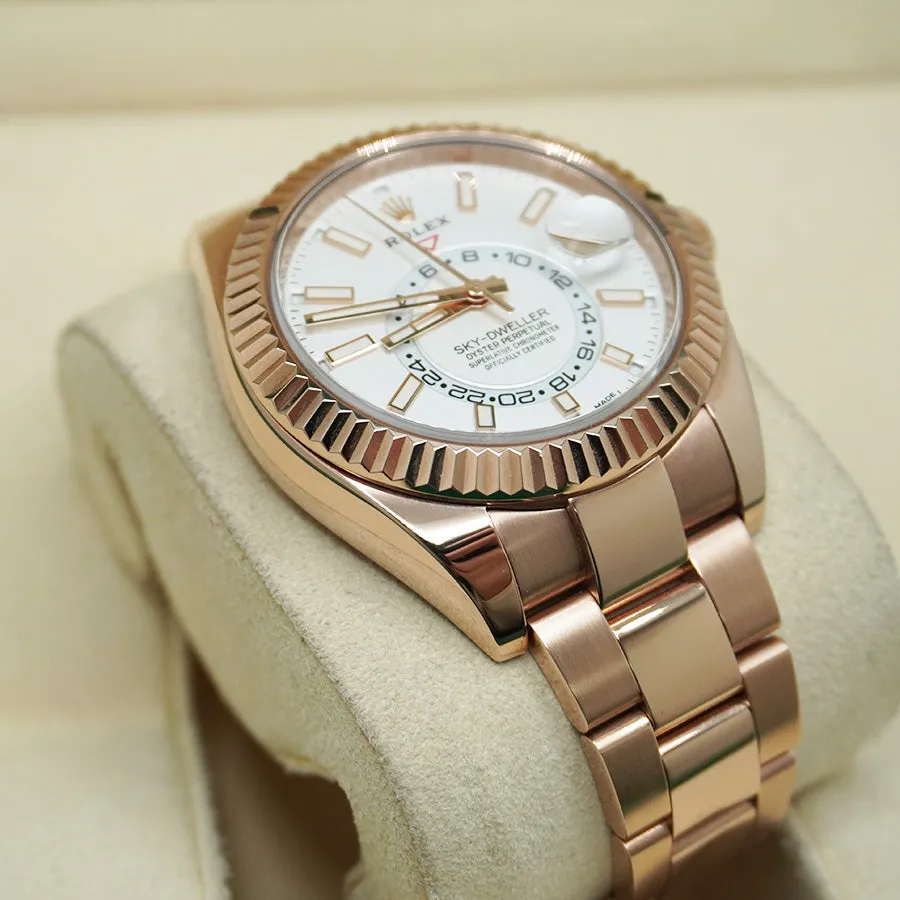 Rolex Sky-Dweller 326935 42mm Rose gold White 3