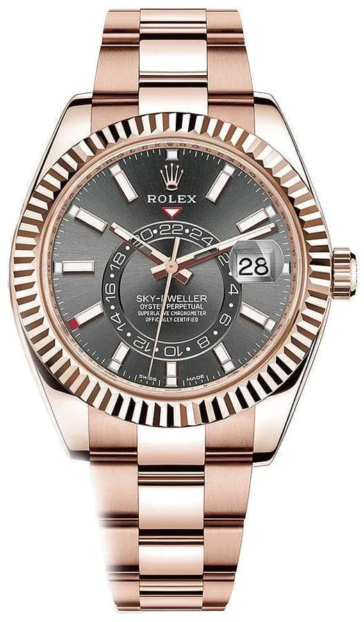 Rolex Sky-Dweller 326935 42mm Rose gold Gray