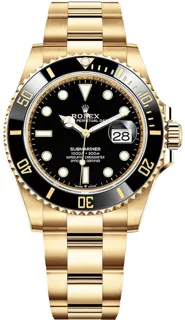 Rolex Submariner 126618LN Yellow gold Black