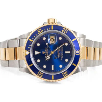 Rolex Submariner 16613 40mm Yellow gold and stainless steel Blue 5