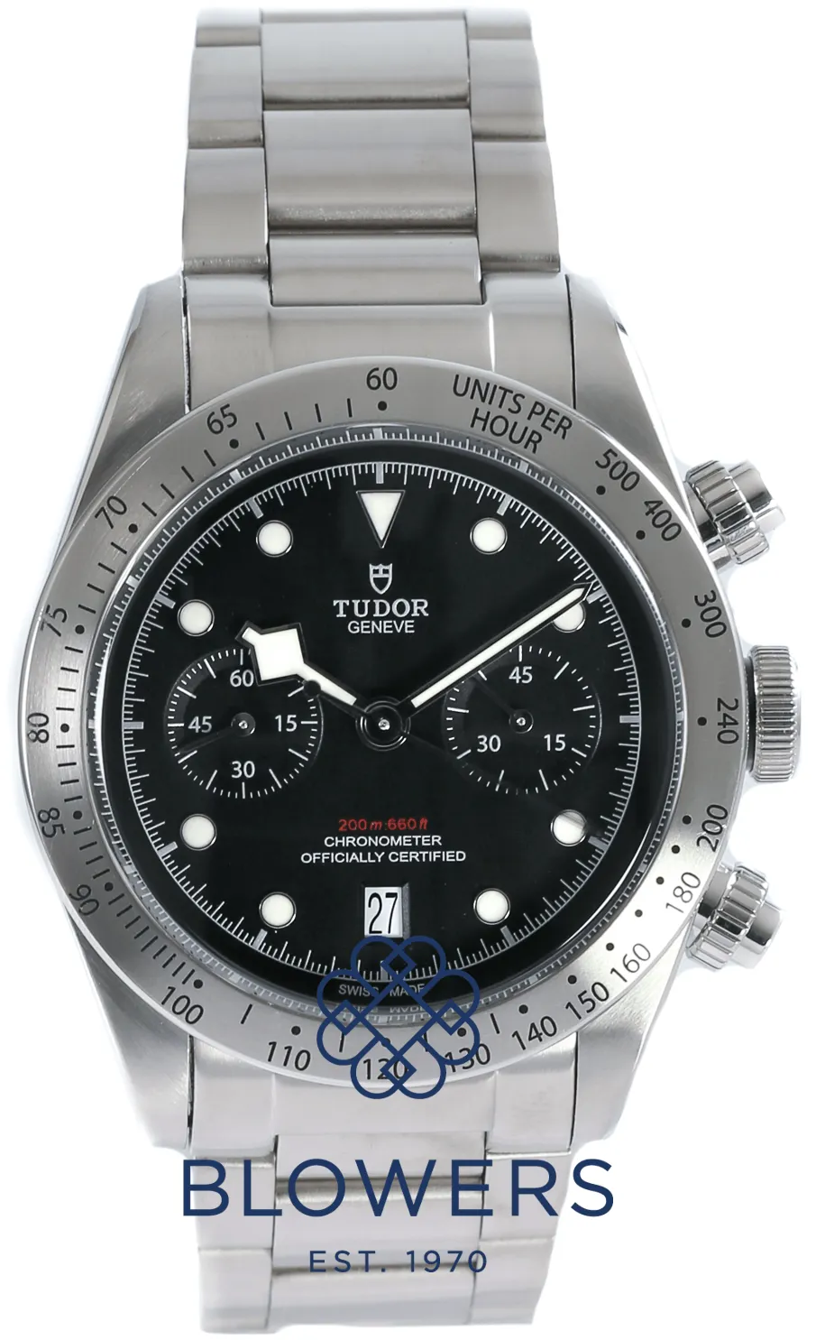 Tudor Black Bay Chronograph 79350 41mm Steel Black