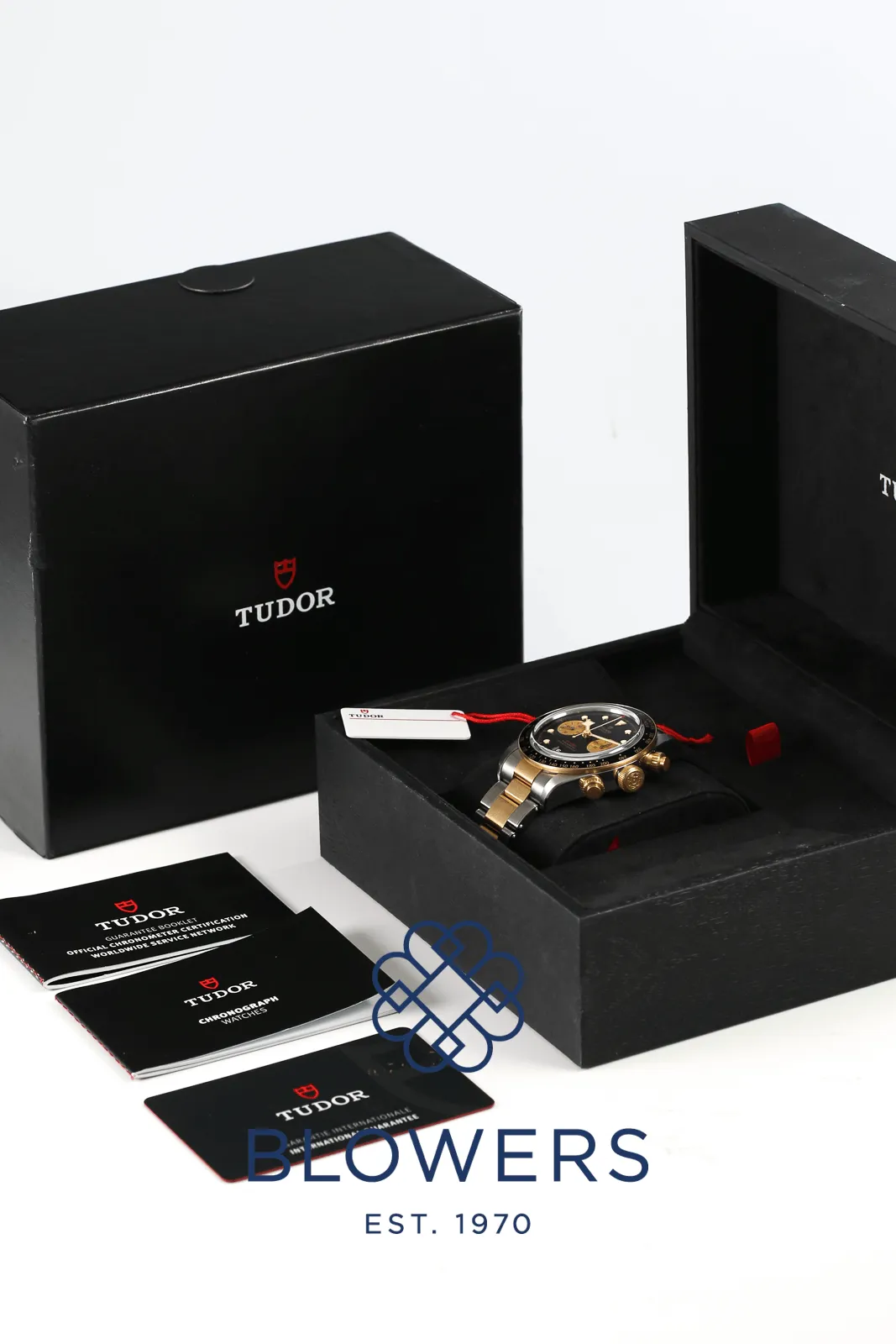 Tudor Black Bay Chronograph 79363N 41mm Yellow gold and Stainless steel Black 13