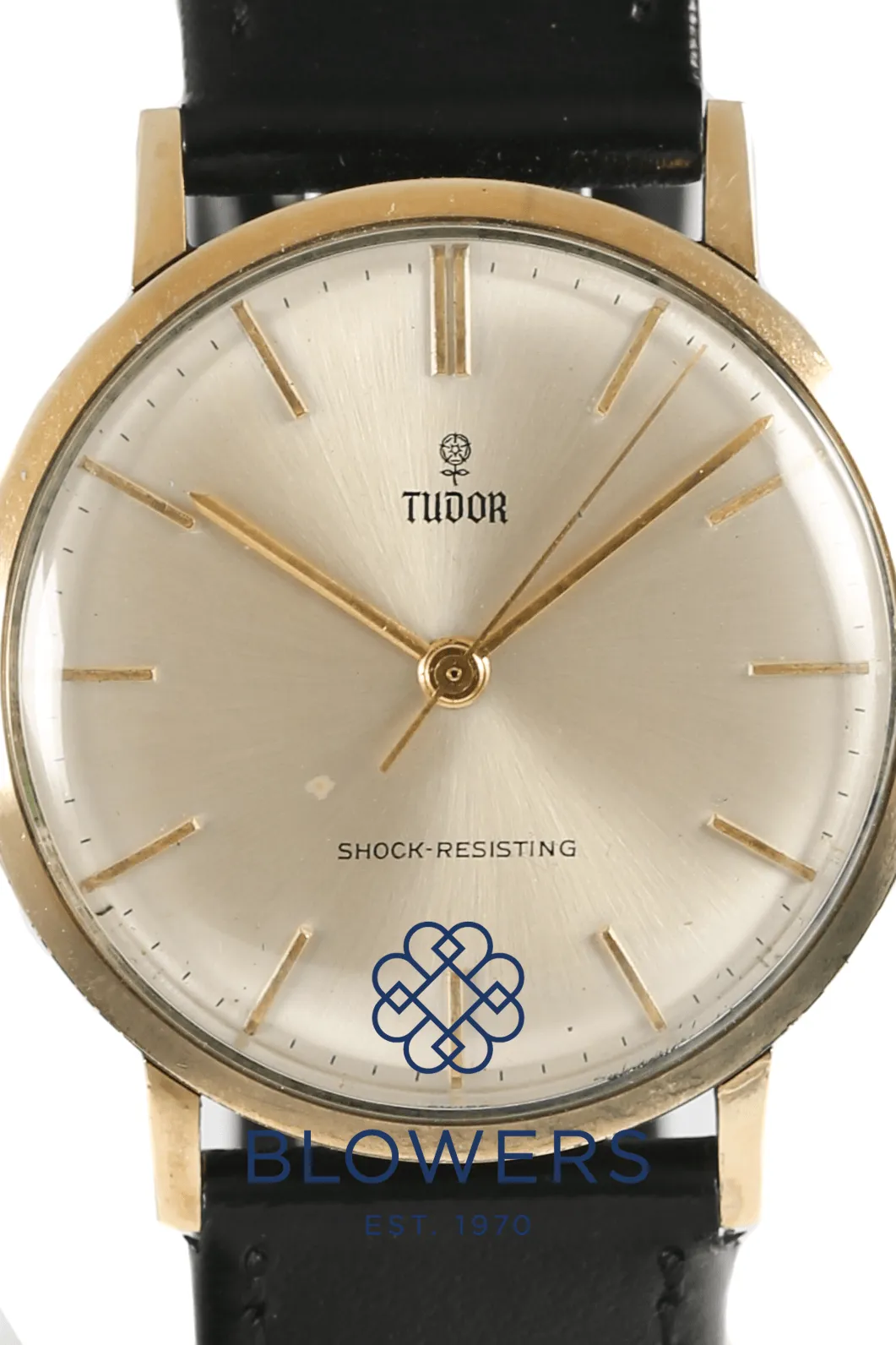 Tudor 7035 34mm Yellow gold Silver 2