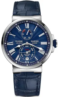 Ulysse Nardin Marine 1133-210/E3 Stainless steel Blue