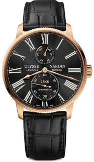 Ulysse Nardin Marine Torpilleur 1182-310/42 Rose gold Black