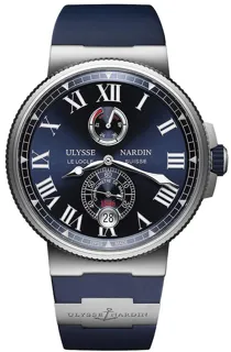 Ulysse Nardin Marine 1183-122-3/43 Stainless steel Blue