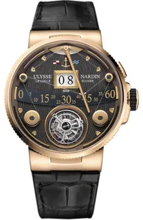 Ulysse Nardin Marine 6302-300/GD Rose gold Black