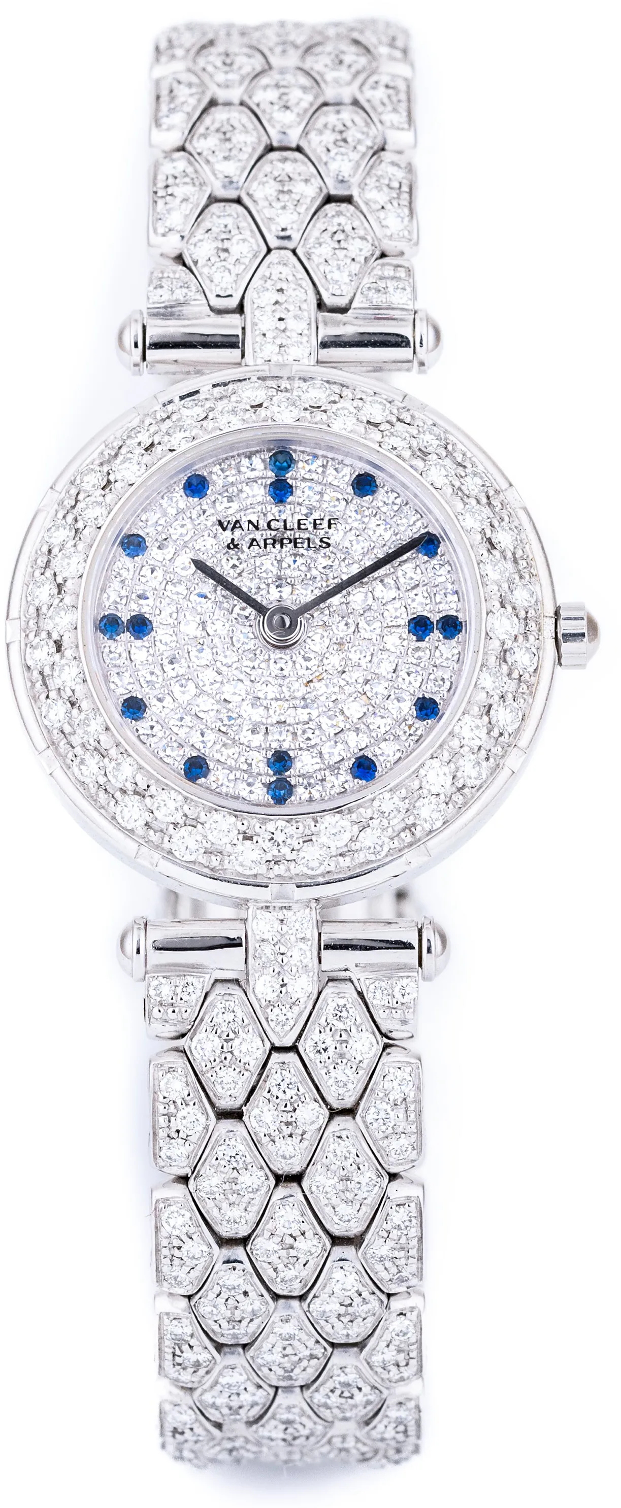 Van Cleef & Arpels 24mm White gold Pave