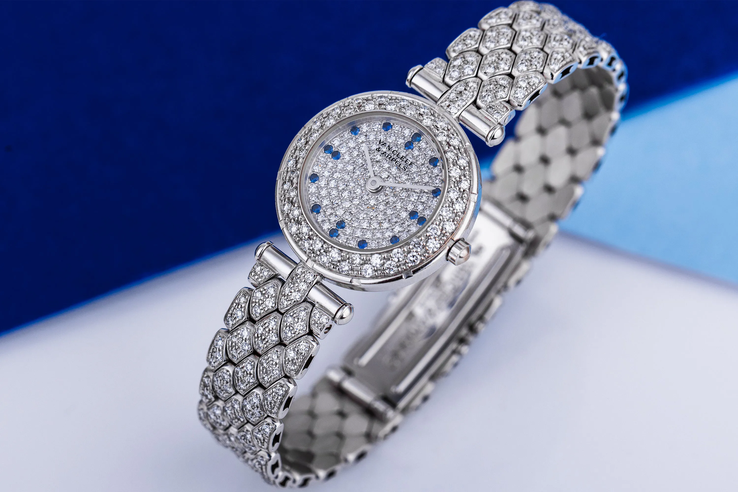 Van Cleef & Arpels 24mm White gold Pave 2