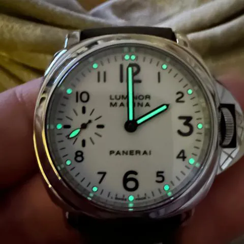 Panerai Luminor Marina OP6518 44mm Steel White 4