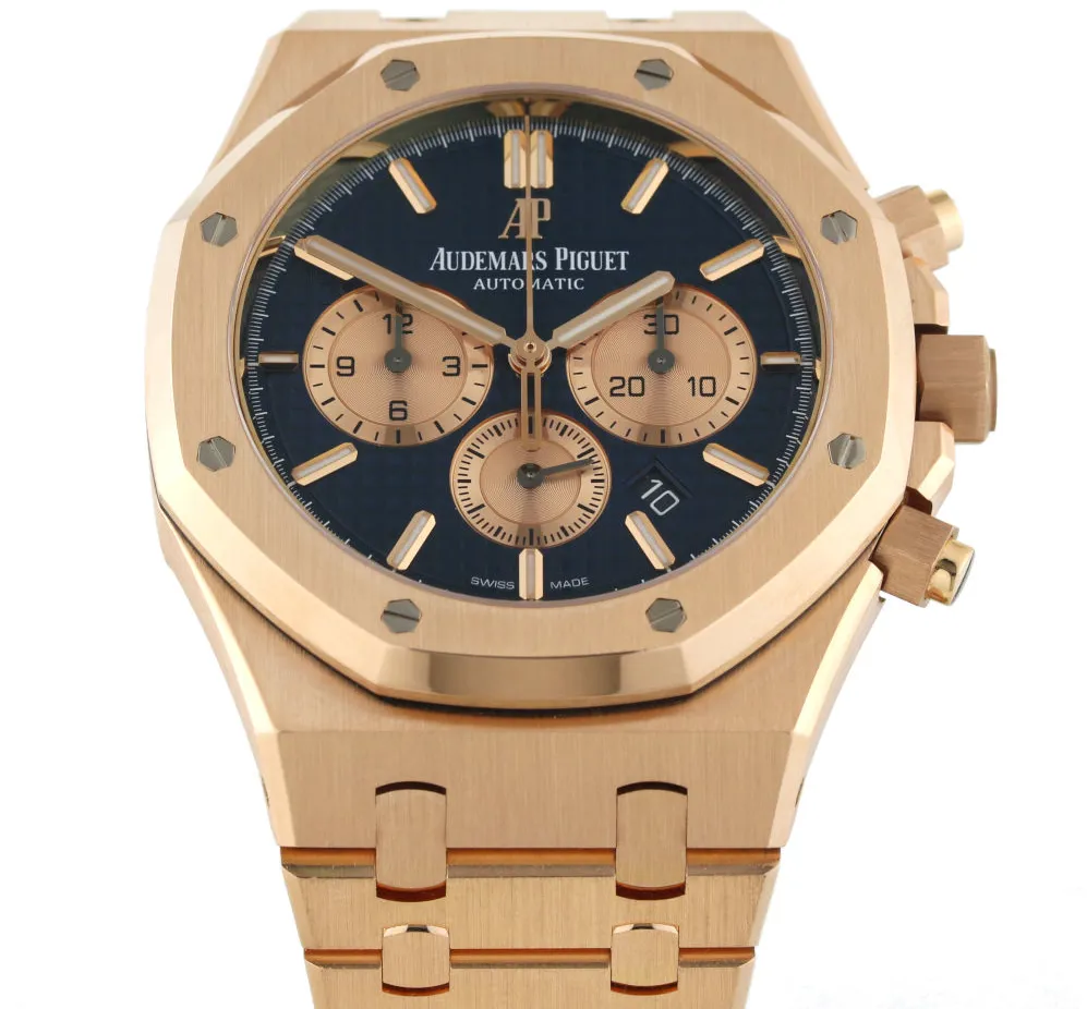 Audemars Piguet Royal Oak 26331OR.OO.1220R.01 42mm Rose gold Blue