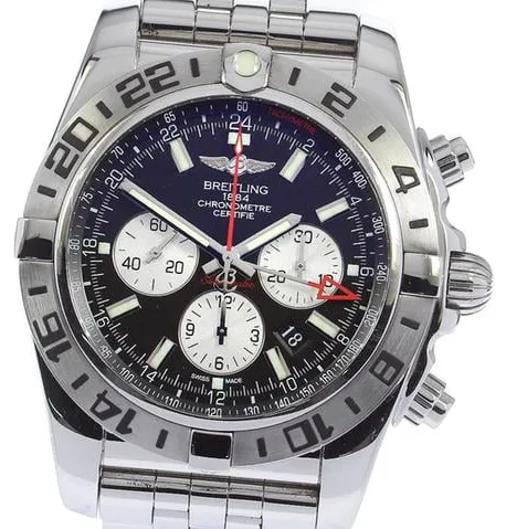 Breitling AB0413 47mm Stainless steel Black