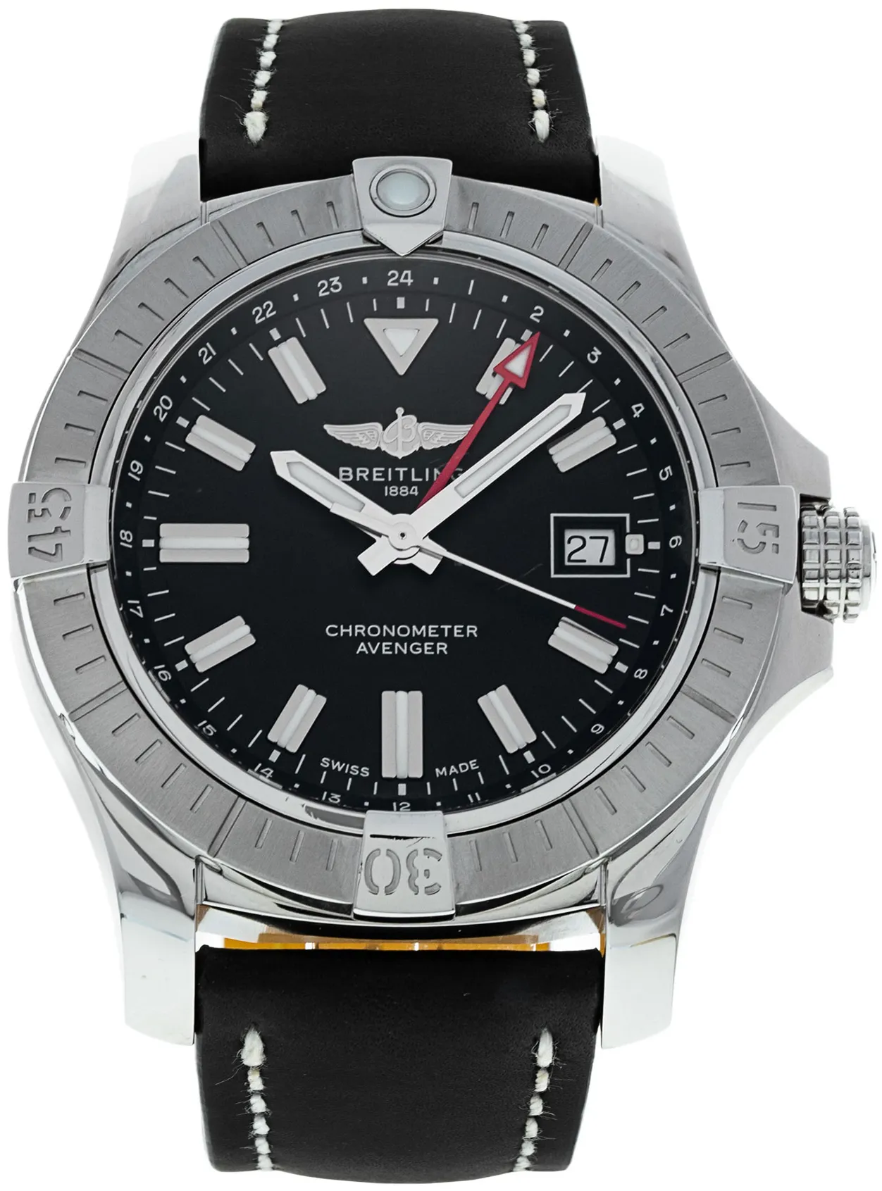 Breitling Avenger A32397 43mm Stainless steel Black