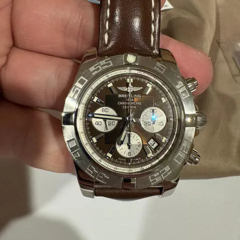 Breitling Chronomat AB0110 44mm Steel Brown 10