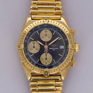 Breitling Chronomat K13047X Yellow gold Black