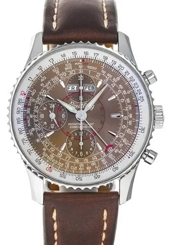 Breitling Montbrillant A2133012/Q509 43mm Steel Brown