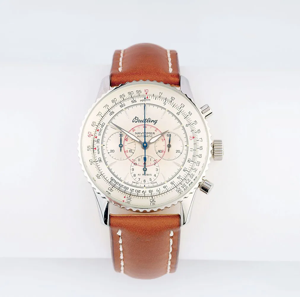 Breitling Navitimer Montbrillant 38mm Stainless steel Cream