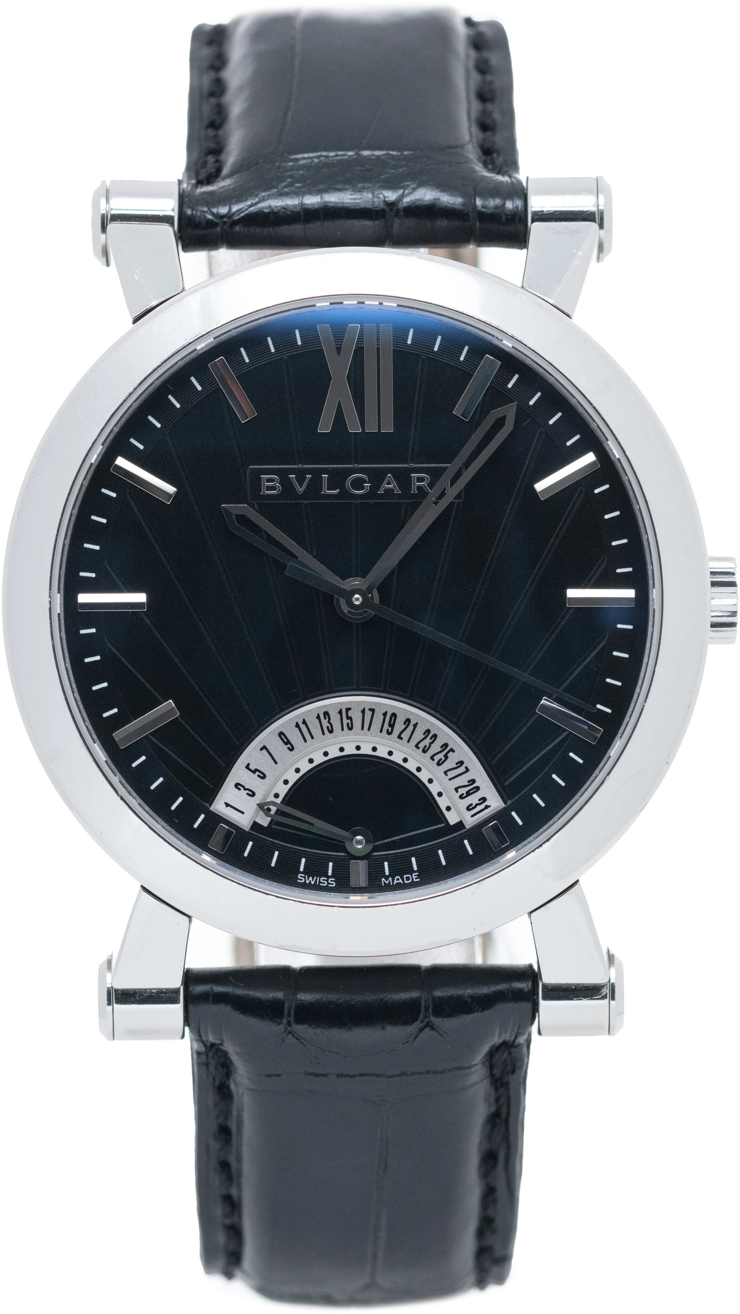 Bulgari Sotirio 101706 42mm Stainless steel Black Baton