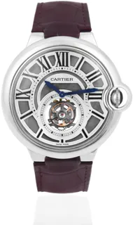 Cartier Ballon Bleu W6920021 White gold Skeletonized