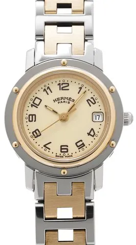 Hermès Clipper CL4.220 24mm Stainless steel White