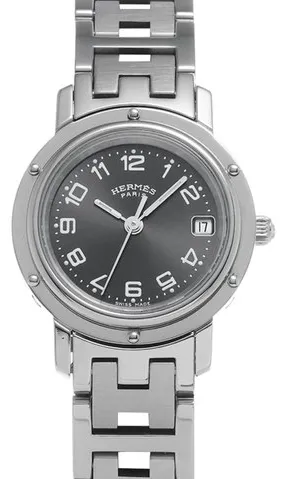 Hermès Clipper CL4.210.230/3820 24mm Stainless steel Grey