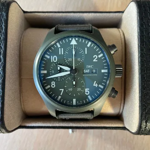 IWC Pilot Chronograph Top Gun IW389106 44.5mm Ceramic Green 6