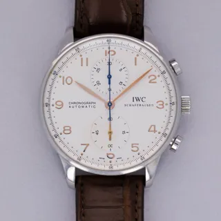 IWC Portugieser Chronograph 3714 Stainless steel Silver