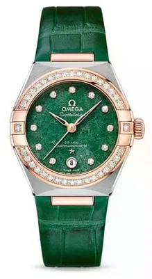 Omega Constellation 131.28.29.20.99.001 29mm Gold/steel Green