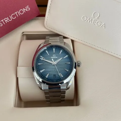 Omega Aqua Terra 150M 220.10.41.21.03.005 41mm Stainless steel Blue