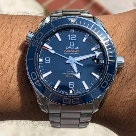 Omega Seamaster Planet Ocean 215.30.44.21.03.001 43.5mm Stainless steel Blue