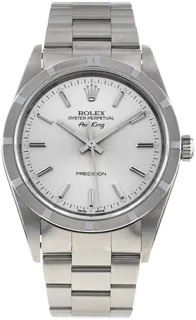 Rolex Air King 14010M Stainless steel Silver Baton