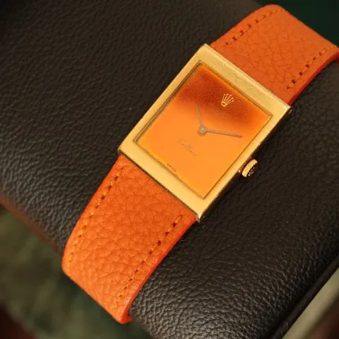 Rolex Cellini King Midas 4014 22.5mm Yellow gold Orange